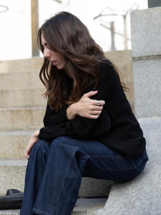  미셀라 그렉 데님 팬츠 미카엘라 그렉 다크 인디고 패널 진 - MICAELA GREG