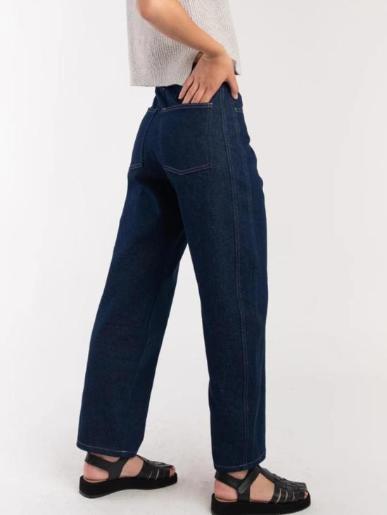  미셀라 그렉 데님 팬츠 미카엘라 그렉 다크 인디고 패널 진 - MICAELA GREG