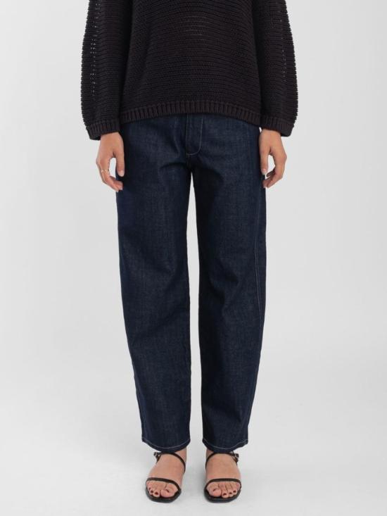  미셀라 그렉 데님 팬츠 미카엘라 그렉 다크 인디고 패널 진 - MICAELA GREG