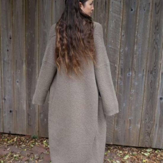  로렌 마누지안 가디건 롱 숄 카디건 - LAUREN MANOOGIAN