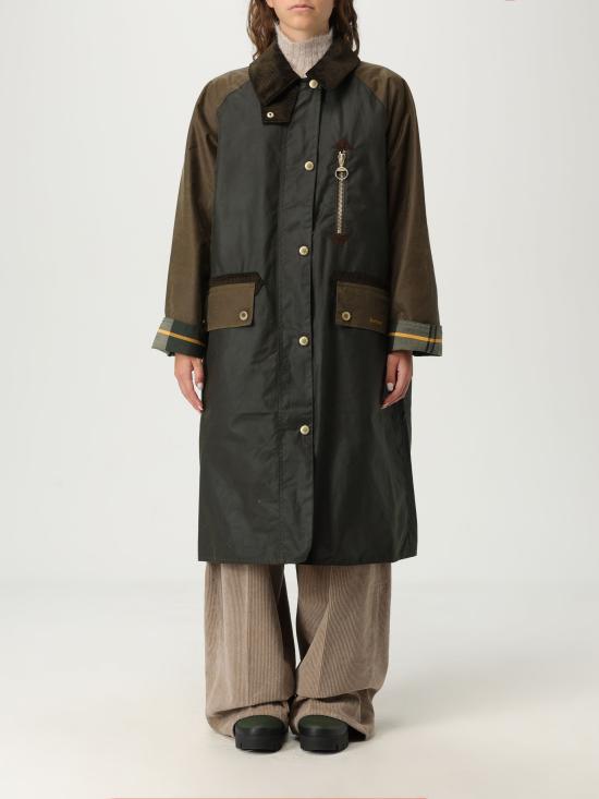 25FW 바버 코트 LWX1485 OL52 verde