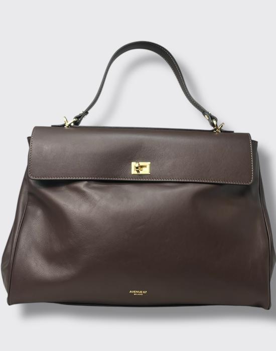 25FW 에비뉴67 토트백 FULLLEATHER 017 testa di moro