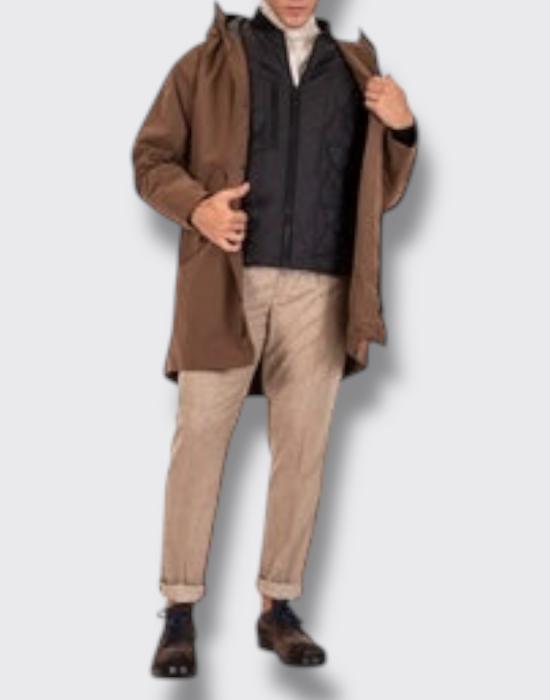 25FW 피플 코트 HIMEPM948 260 marrone - PEOPLE