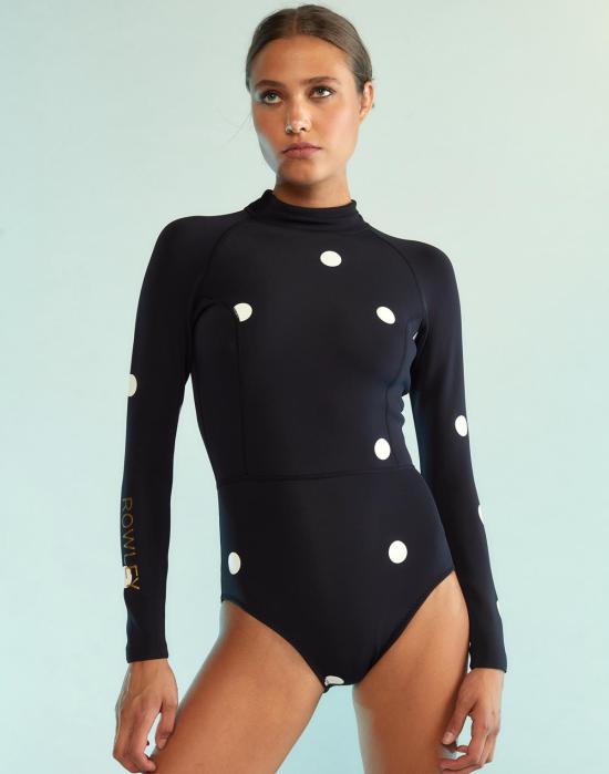  신시아 로리 원피스 수영복 신시아 로울리 크루즈 습식수트 블랙/화이트 - CYNTHIA ROWLEY