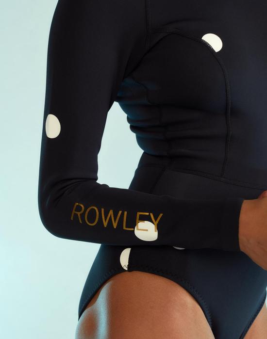  신시아 로리 원피스 수영복 신시아 로울리 크루즈 습식수트 블랙/화이트 - CYNTHIA ROWLEY