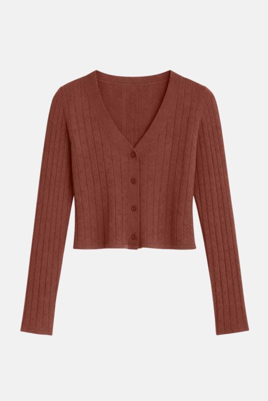  더 타일 클럽 가디건 타일 클럽 클레어 포인텔 카디건