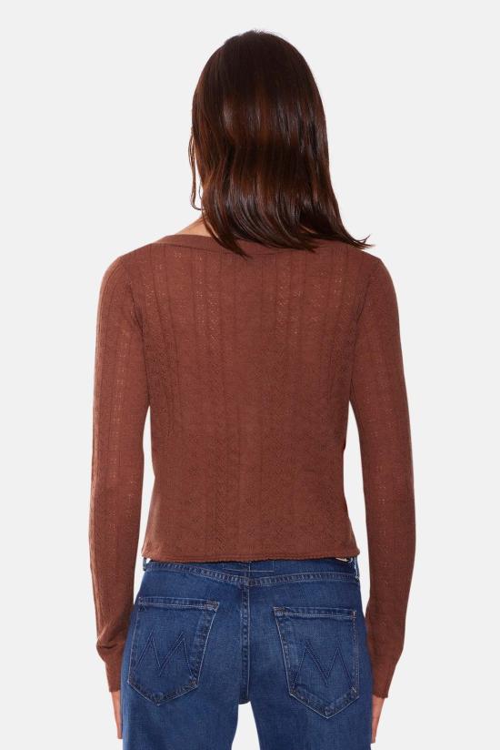  더 타일 클럽 가디건 타일 클럽 클레어 포인텔 카디건 - THE TILE CLUB