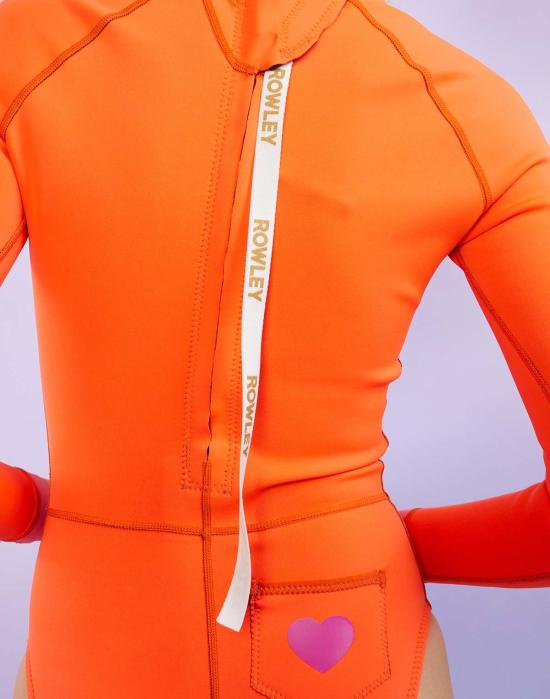  신시아 로리 원피스 수영복 신시아 로울리 크러쉬 습식 슈트 오렌지 - CYNTHIA ROWLEY