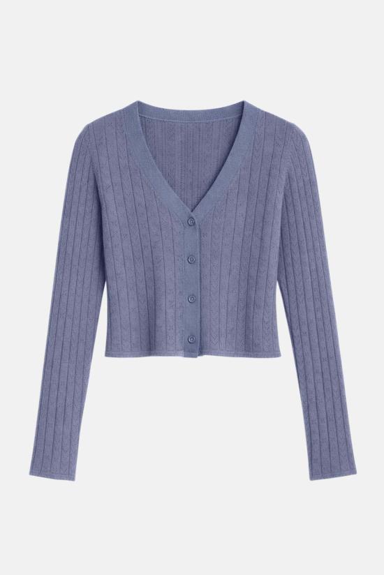  더 타일 클럽 가디건 타일 클럽 클레어 포인텔 카디건