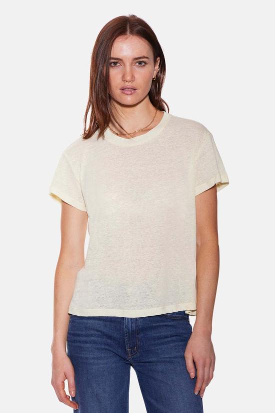  더 타일 클럽 반팔 티셔츠 타일 클럽 세시 리넨 티셔츠 - THE TILE CLUB