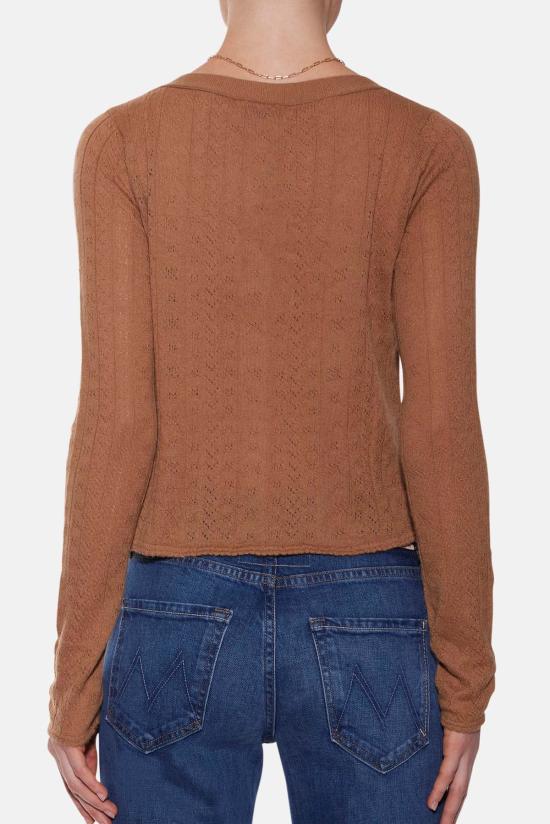  더 타일 클럽 가디건 타일 클럽 클레어 포인텔 카디건 - THE TILE CLUB