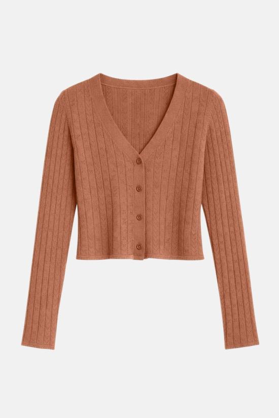  더 타일 클럽 가디건 타일 클럽 클레어 포인텔 카디건