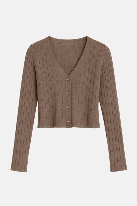  더 타일 클럽 가디건 타일 클럽 클레어 포인텔 카디건