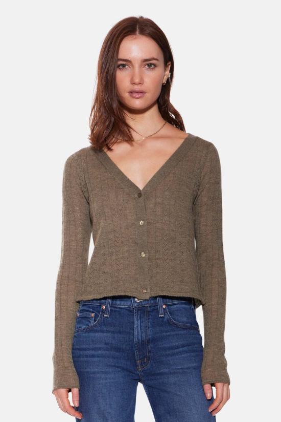  더 타일 클럽 가디건 타일 클럽 클레어 포인텔 카디건 - THE TILE CLUB