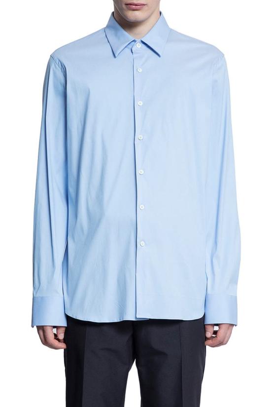 25SS 프라다 긴팔 셔츠 UCM60810HT F0012 BLUE