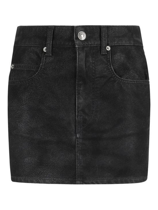 25FW 이자벨마랑에뚜왈 데님 스커트 JU0363FA C3B01E Black