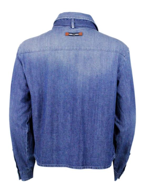 25FW 로레나안토니아찌 셔츠 A2460CA06A0575 Navy - LORENA ANTONIAZZI