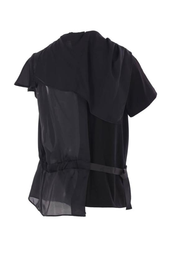 25FW 사카이 반팔 티셔츠 2508180002 BLACK BLACK - SACAI