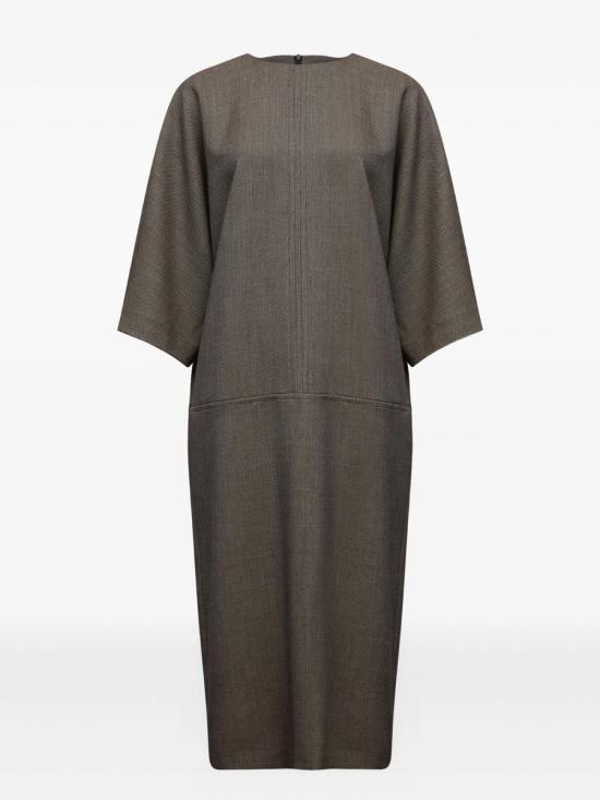 25FW MM6 메종마르지엘라 원피스 S62DG0057M35636 63512 001F BROWN BEIGE