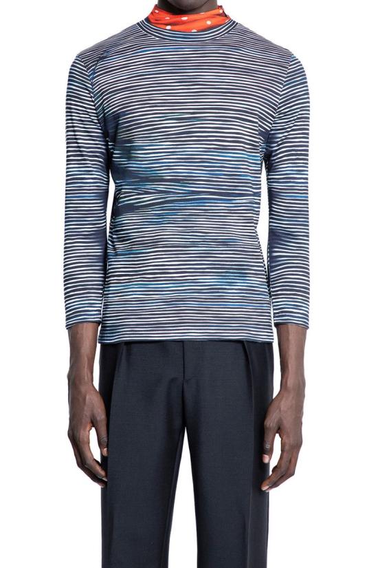 25SS 프라다 긴팔 티셔츠 UJL11C1482 F022X BLUE