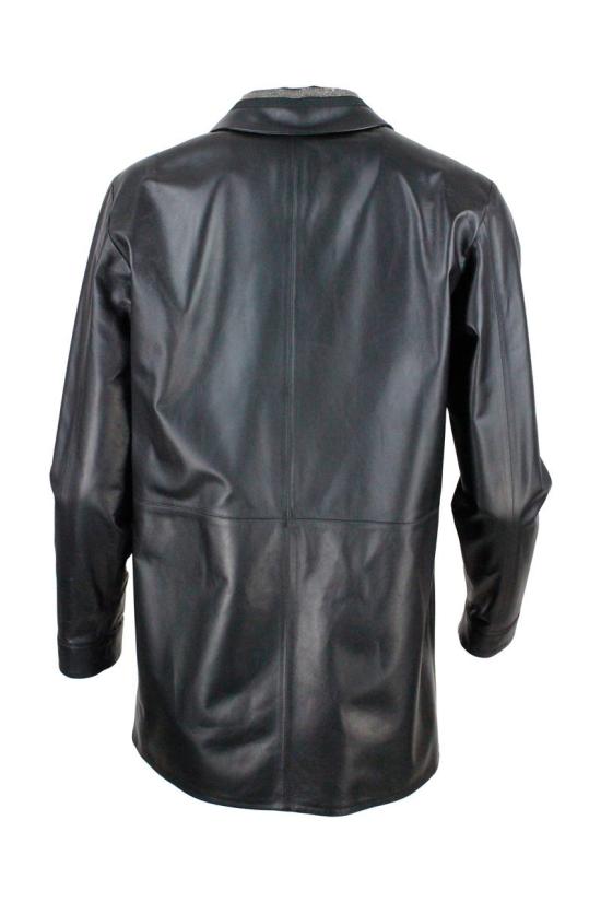 25FW 파비아나 필리피 가죽 자켓 PLD271W272F263825 Black - FABIANA FILIPPI