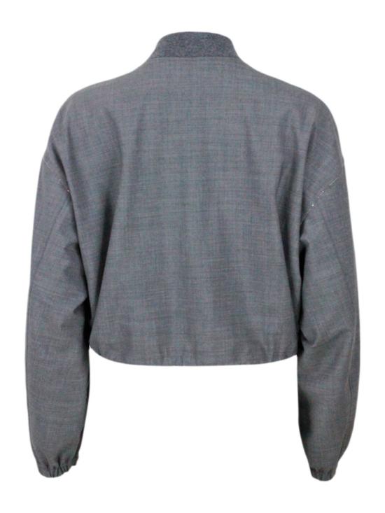 25FW 파비아나 필리피 봄버 자켓 GCD214F167I0848185 GREY - FABIANA FILIPPI