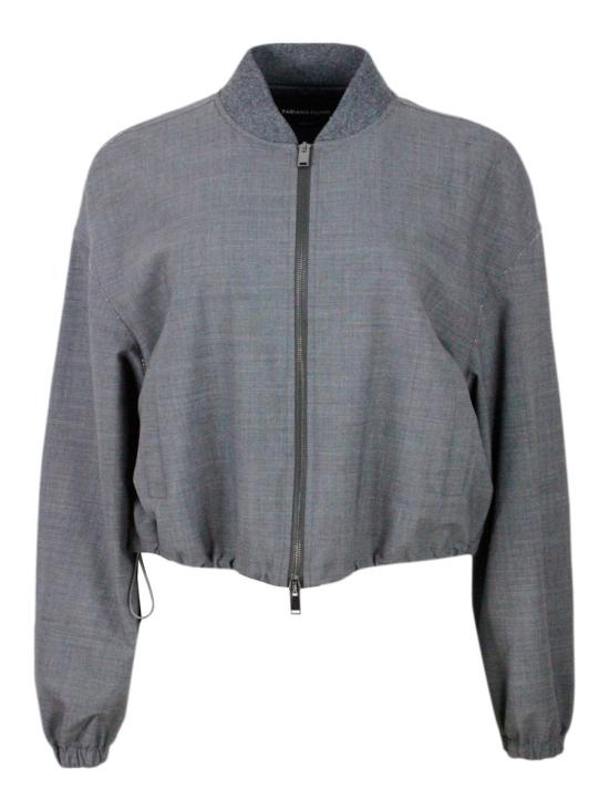 25FW 파비아나 필리피 봄버 자켓 GCD214F167I0848185 GREY