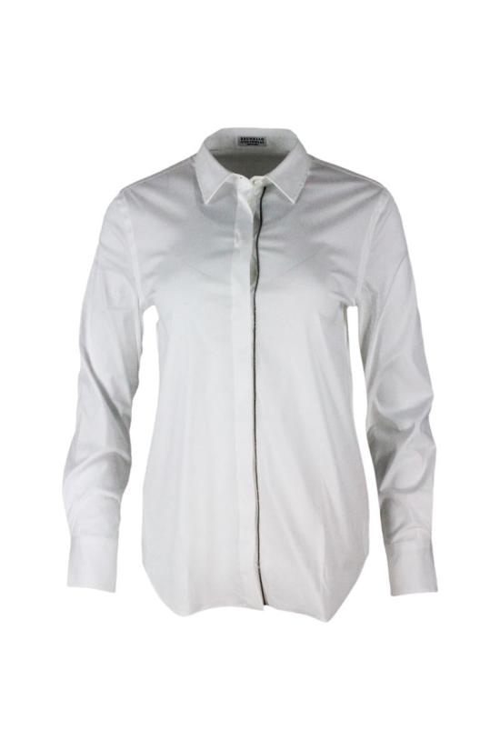 25FW 브루넬로 쿠치넬리 모닐리 장식 M0091MA206C159 WHITE