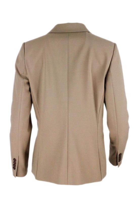 25FW 브루넬로 쿠치넬리 수트 자켓 MA1248759 C7554 COOKIE - BRUNELLO CUCINELLI