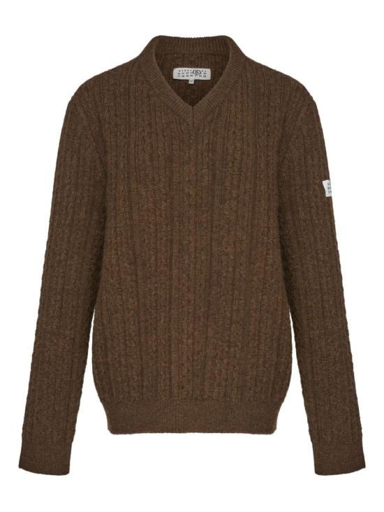 25FW MM6 메종마르지엘라 스웨터 S62HN0008M13195 63517 143 BROWN
