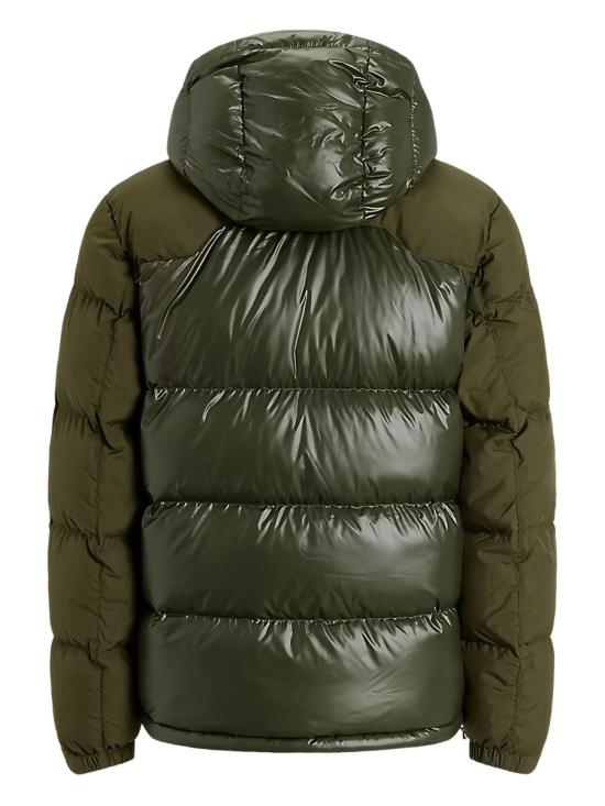 25FW 폴로 랄프로렌 고햄 다운 자켓 고햄 다운  710967786003 62919 DARK LODEN MATTE GLOSSY - POLO RALPH LAUREN