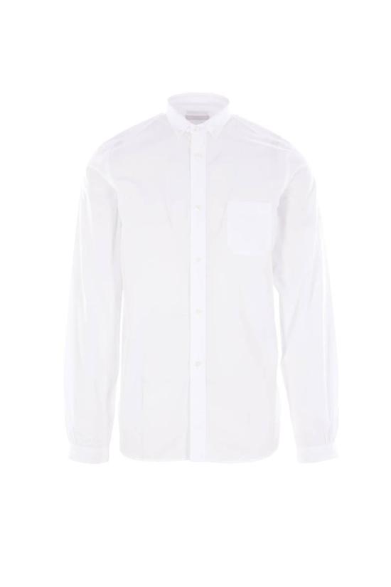 25FW 프라다 긴팔 셔츠 UCN624SOOO10IVF0009 WHITE