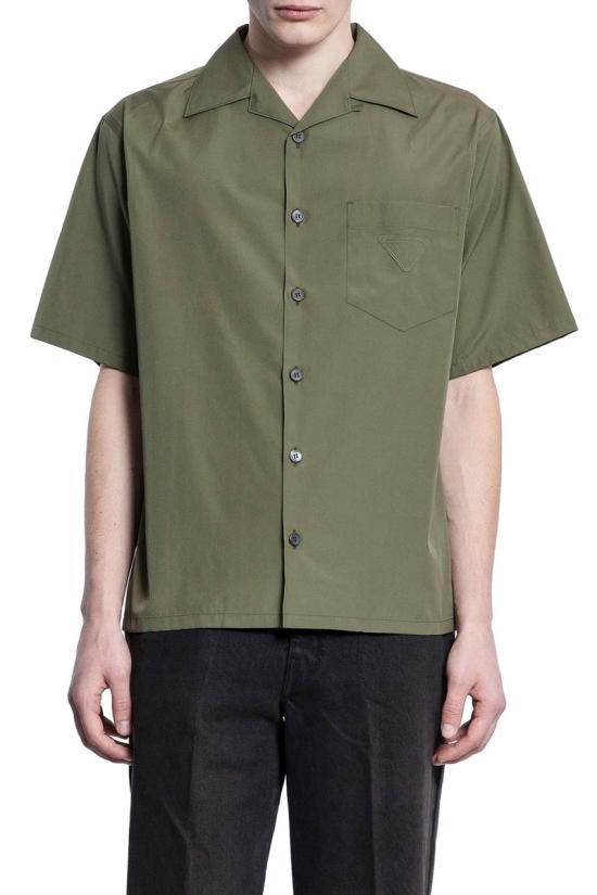 25SS 프라다 긴팔 셔츠 UCS41416FY F0161 GREEN