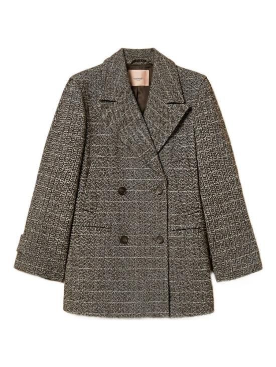 25FW 트윈셋 자켓 252TT2031 12893 HERRINGBONE BROWN GOLD