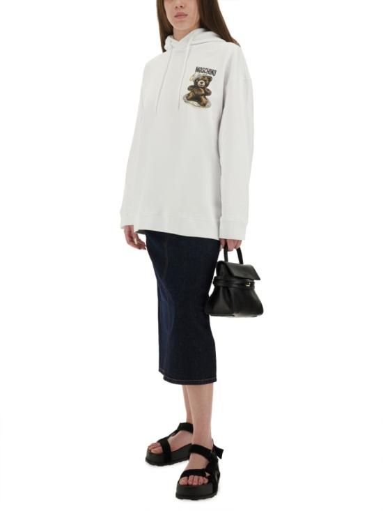 25FW 모스키노 탑 17075528 1001 White - MOSCHINO