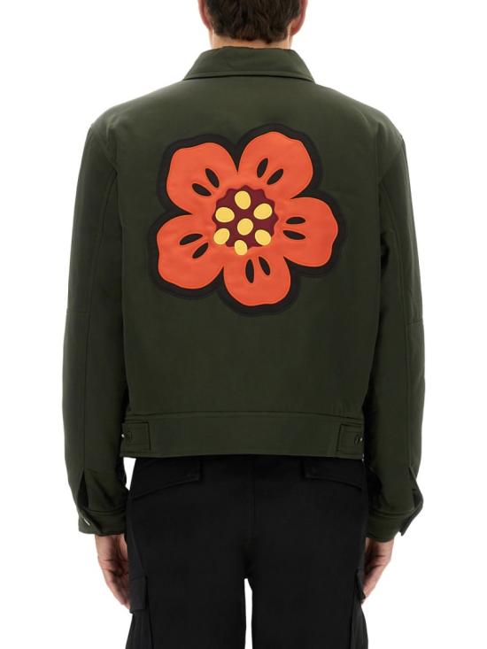 25FW 겐조 자켓 FF65BL1789FM 51 Green - KENZO