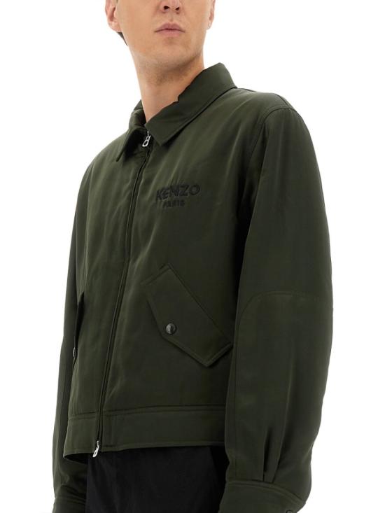 25FW 겐조 자켓 FF65BL1789FM 51 Green - KENZO