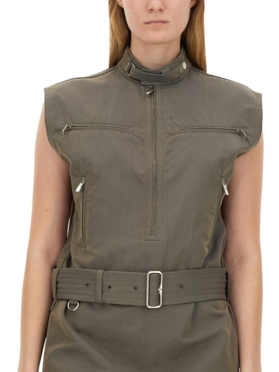  버버리 미디 원피스 8086911 A1273 Grey - BURBERRY