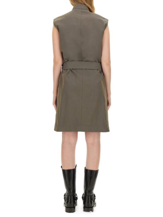 버버리 미디 원피스 8086911 A1273 Grey - BURBERRY