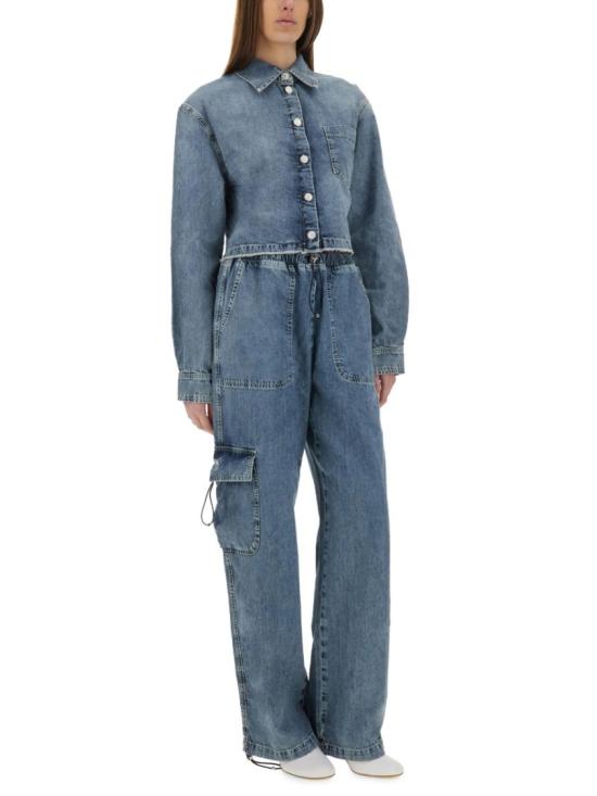  모스키노 데님 자켓 02223721 1294 Blue - MOSCHINO
