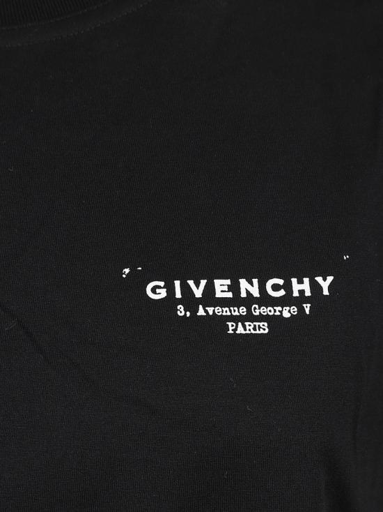 25FW 지방시 반팔 티셔츠 BW70FJP75N001 Black - GIVENCHY