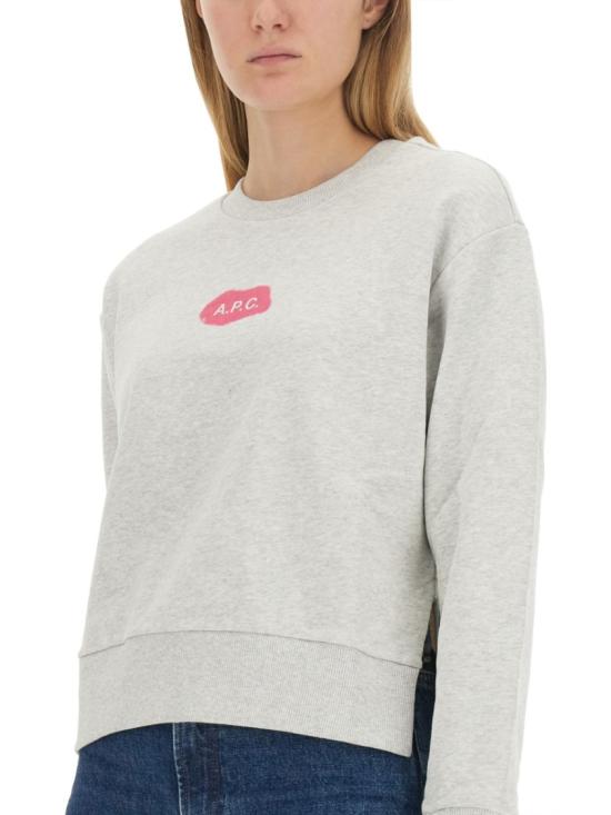  아페쎄 긴팔 티셔츠 COEIPF27827 PLB Grey - A.P.C.