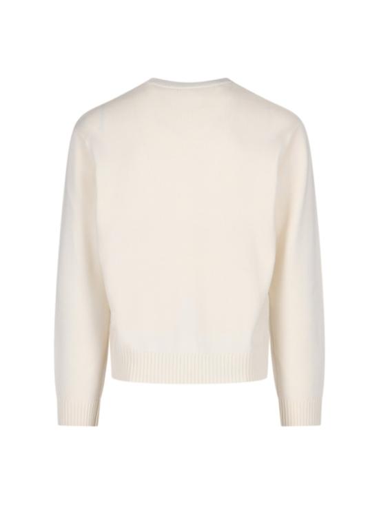 25FW 카사블랑카 스웨터 M AW25 KW 1105 01BOSOZUKU Neutrals - CASABLANCA