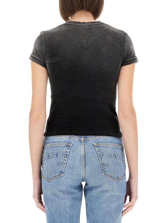 25SS 티바이알렉산더왕 반팔 티셔츠 4CC1251563 024B Black - T BY ALEXANDER WANG