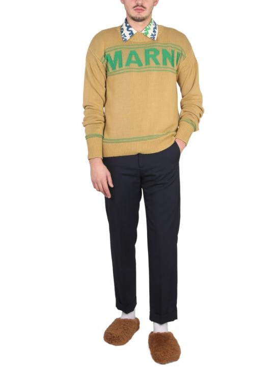  마르니 긴팔 티셔츠 GCMG0293Q0 UFC40000V24 Yellow - MARNI