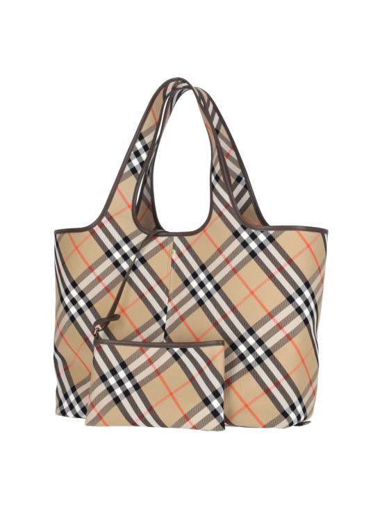 25SS 버버리 미디엄 체크 토트 8093976B9368 Neutrals - BURBERRY