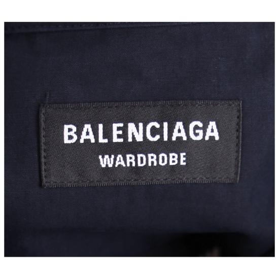  발렌시아가 긴팔 셔츠 662982TKM028065 Black - BALENCIAGA