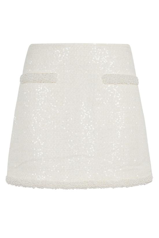 25SS 셀프 포트레이트 숏 스커트 RS25 164SK C 096 Neutrals