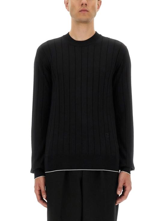25FW 발망 스웨터 FH1KD000KI73 EAB Black
