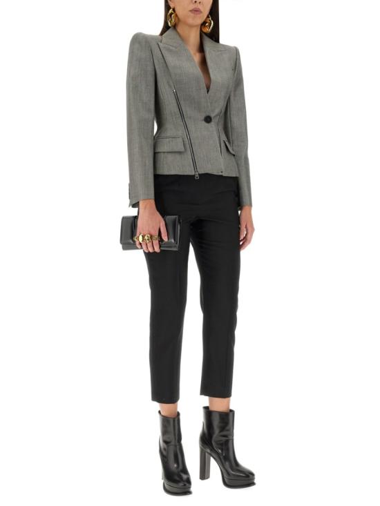  알렉산더 맥퀸 스트레이트 팬츠 585118 QJACX1000 Black - ALEXANDER MCQUEEN